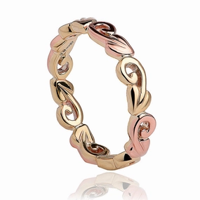 Clogau Tree Of Life Yellow and Rose Gold Ring D