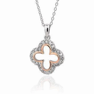 Clogau Tudor Court Sterling Silver Necklace D