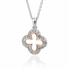 Clogau Tudor Court Sterling Silver Necklace D