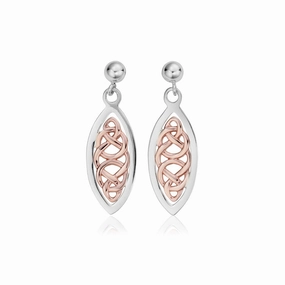 Clogau Welsh Royalty Silver Earrings