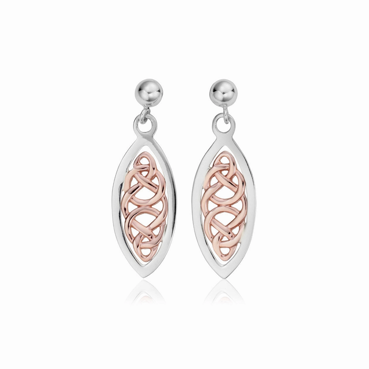 Clogau Welsh Royalty Silver Earrings