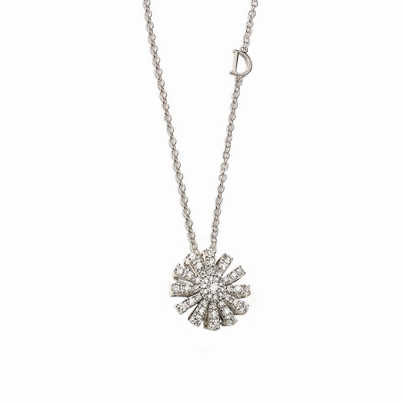 Damiani Margherita 18ct White Gold 0.65ct Diamond Necklace
