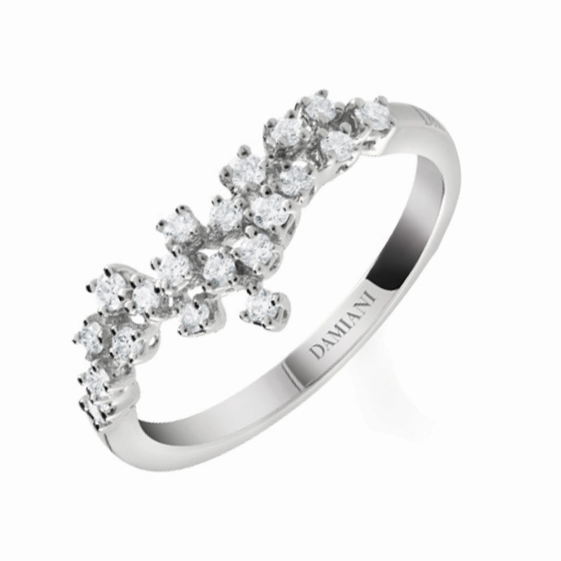 Damiani Mimosa 18ct White Gold 0.42ct Diamond Ring