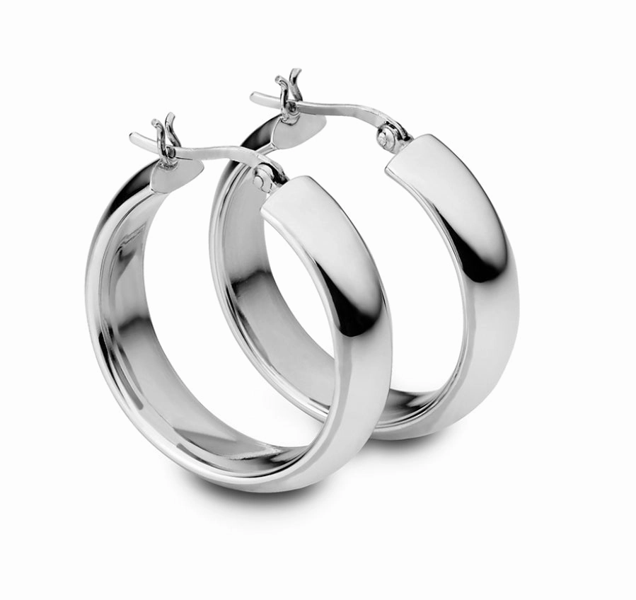Earring - Doomed Hoop - 2 colours