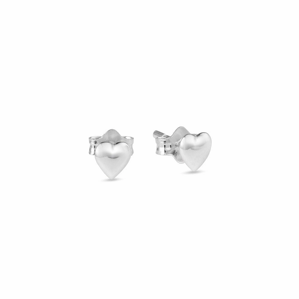 Earring - Raised Heart Studs