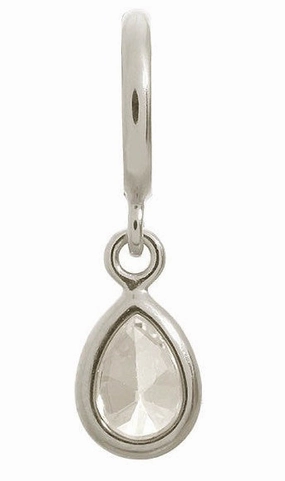 Endless Jewellery Charm Drop White Silver