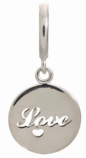 Endless Jewellery Charm Love Coin Silver