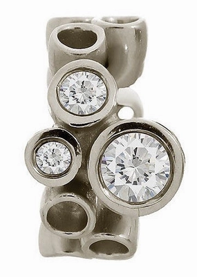 Endless Jewellery Charm Multi Gemstones White Silver