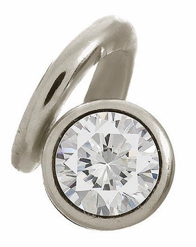 Endless Jewellery Charm Snake White Silver