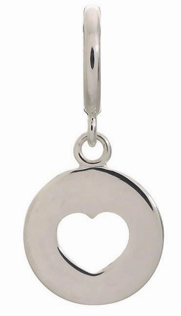 Endless Jewellery Sterling Silver Heart Coin Charm D