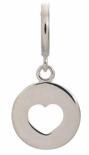 Endless Jewellery Sterling Silver Heart Coin Charm D