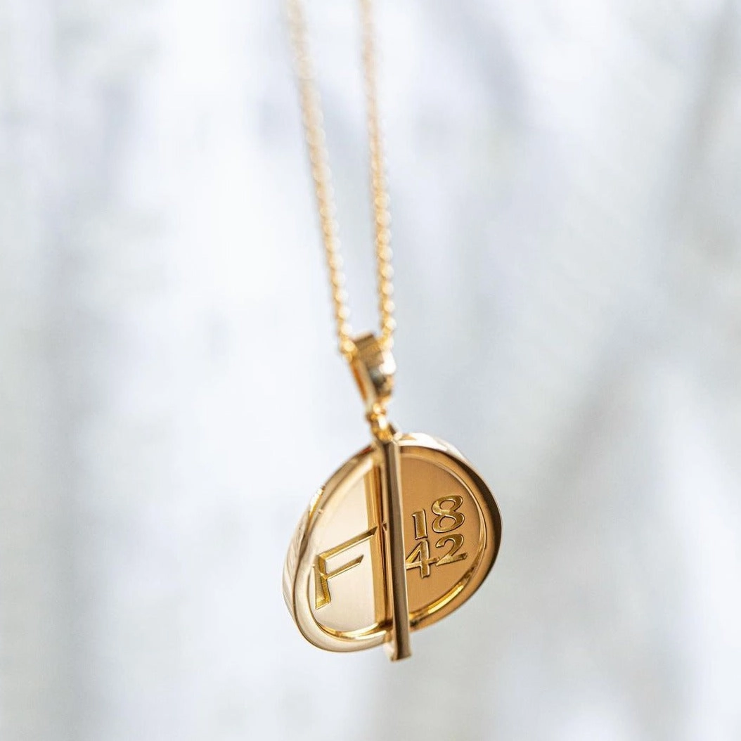 Faberge 1842 18ct Yellow Gold Grande Egg Pendant