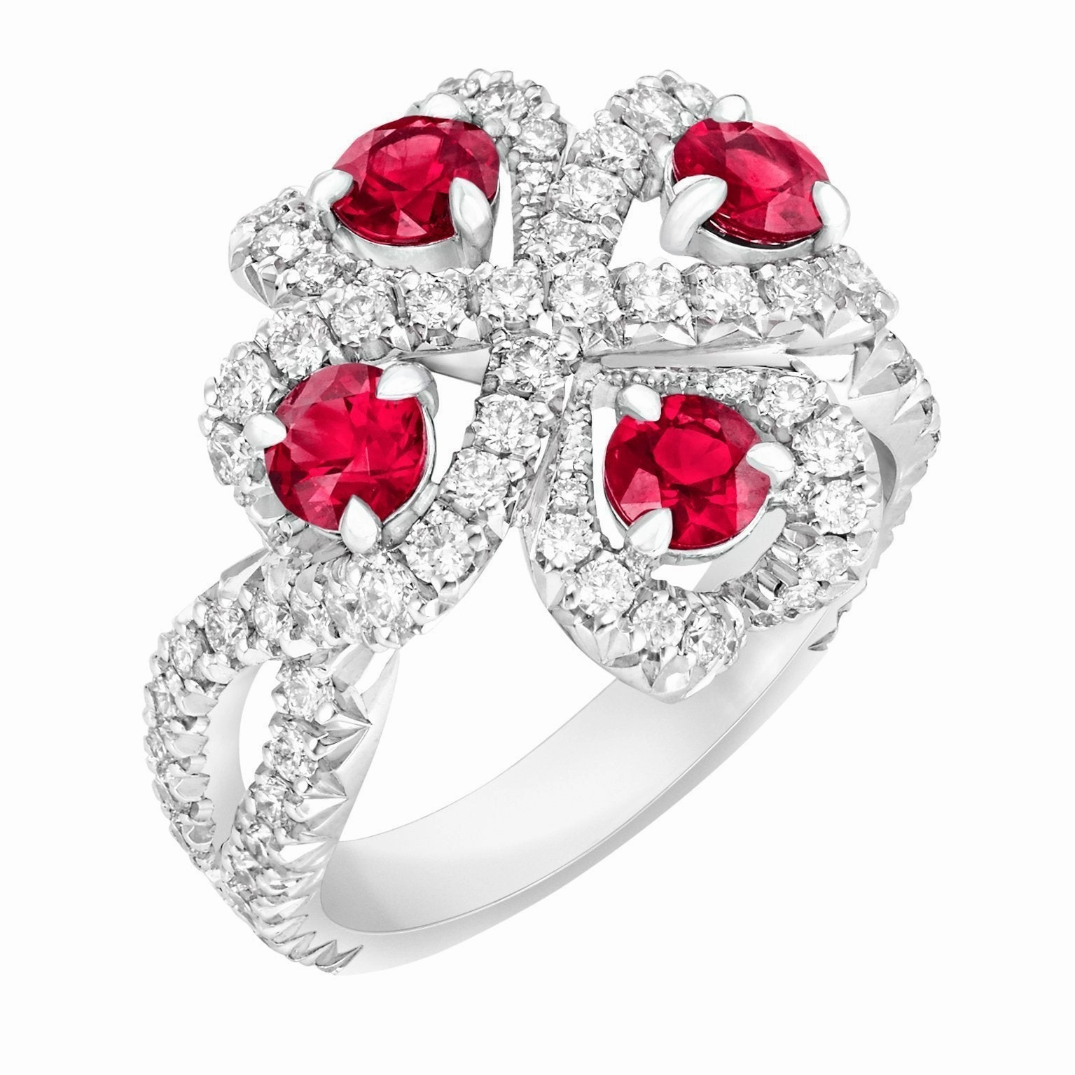 Faberge Imperial Quadrille Ruby Ring