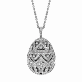Faberge Imperial Zenya Diamond Egg Pendant
