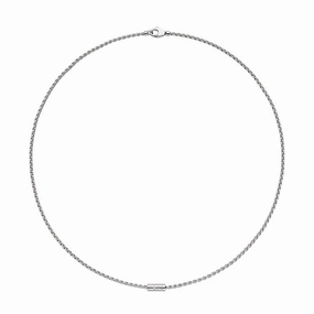 Fope Aria 18ct White Gold 0.02ct Diamond Necklace