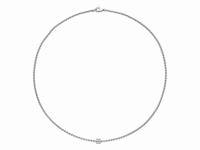 Fope Aria 18ct White Gold 0.17ct Diamond Necklace