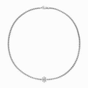 Fope Eka 18ct White Gold 0.15ct Diamond Necklace