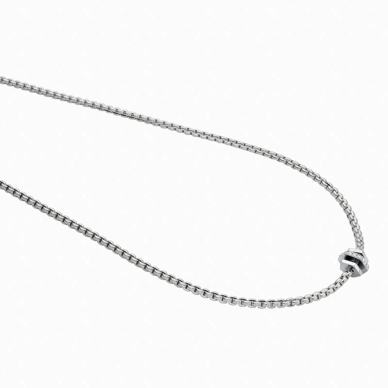 Fope Eka 18ct White Gold 0.15ct Diamond Necklace