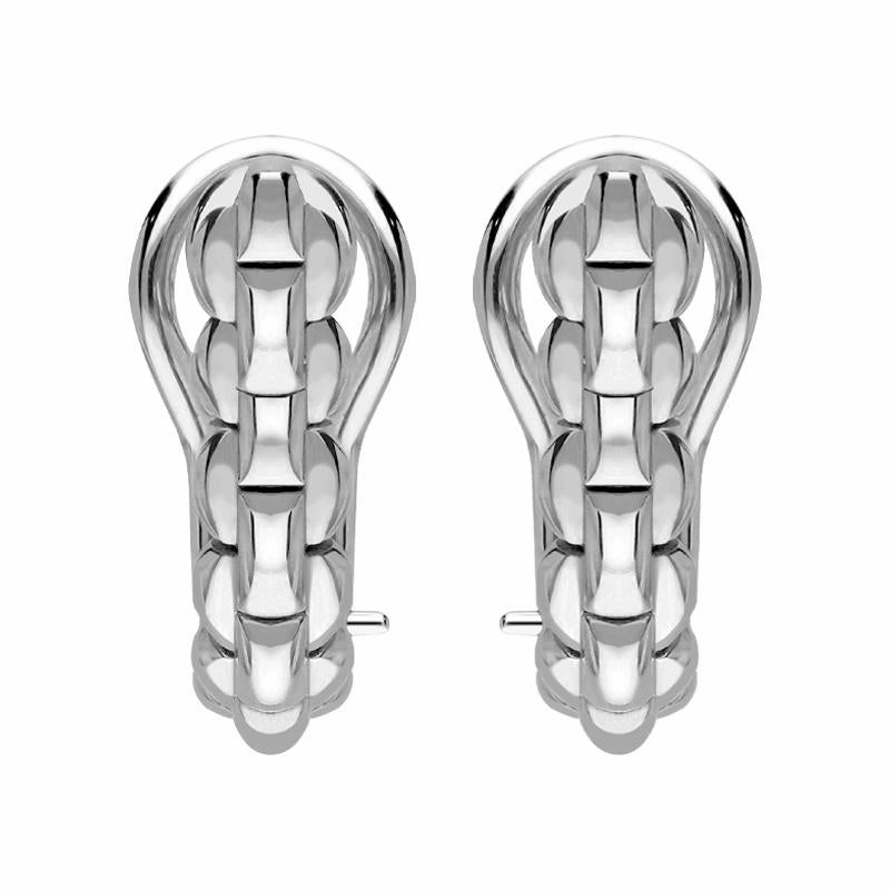 Fope Eka Tiny 18ct White Gold Hoop Earrings