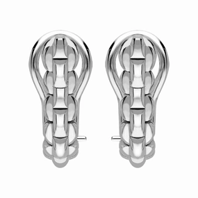 Fope Eka Tiny 18ct White Gold Hoop Earrings