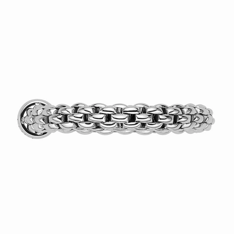 Fope Flex'it Essentials 18ct White Gold Slim Ring