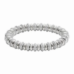 Fope Flex'it Solo 18ct White Gold 4.14ct Diamond Bracelet