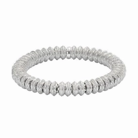 Fope Flex'it Solo 18ct White Gold 7.29ct Diamond Bracelet