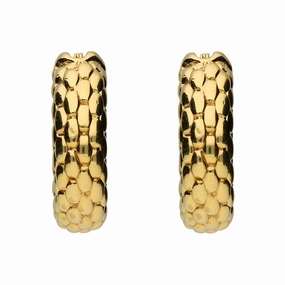 Fope Luci 18ct Yellow Gold Hoop Earrings