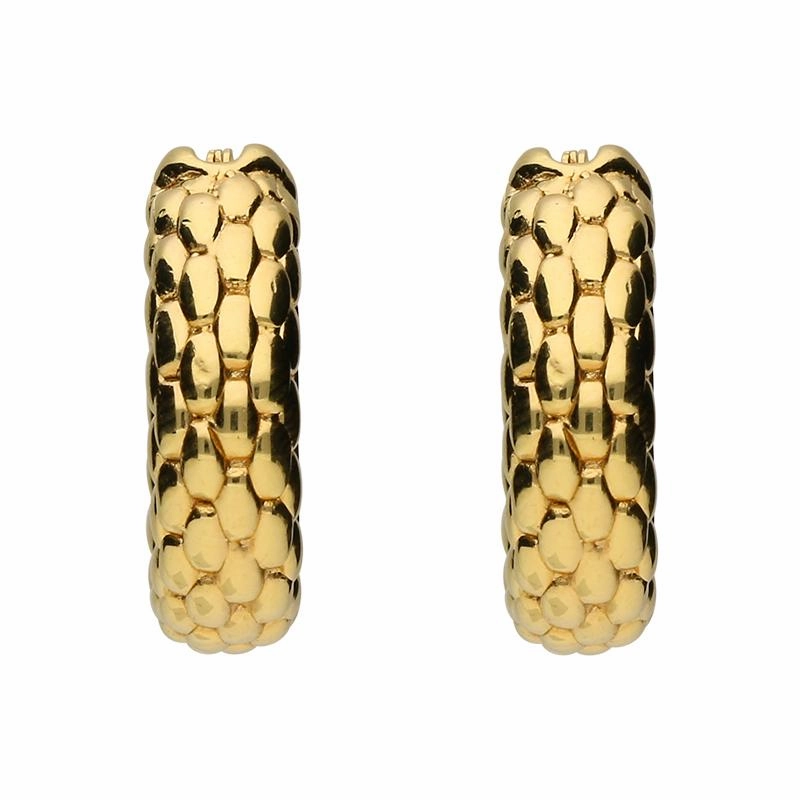 Fope Luci 18ct Yellow Gold Hoop Earrings
