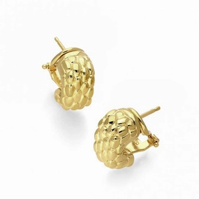 Fope Luci 18ct Yellow Gold Wide Hoop Earrings
