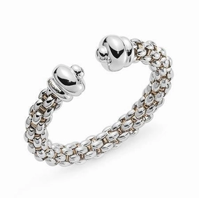 Fope Silverfope Star Sterling Silver Open Bangle