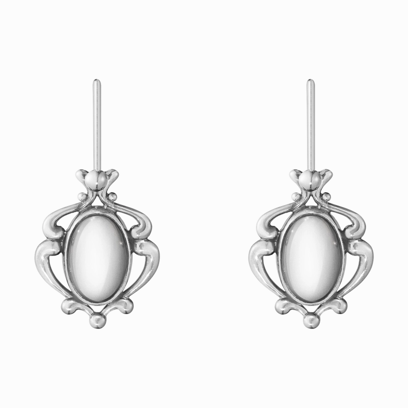 Georg Jensen 2019 Heritage Sterling Silver Drop Earrings