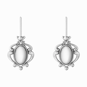 Georg Jensen 2019 Heritage Sterling Silver Drop Earrings