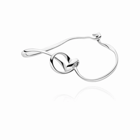 Georg Jensen Forget Me Knot Sterling Silver Bangle D