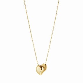 Georg Jensen Hearts of Georg Jensen 18ct Yellow Gold Necklace