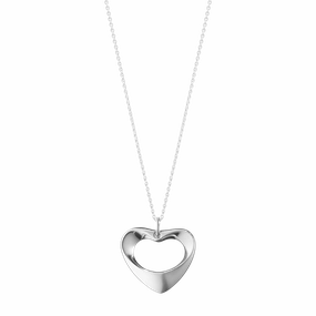 Georg Jensen Hearts of Georg Jensen Sterling Silver Large Necklace