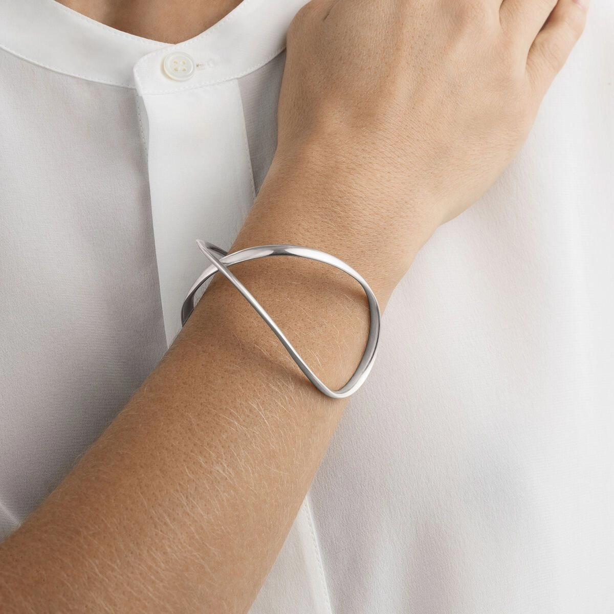 Georg Jensen Infinity Sterling Silver Bangle