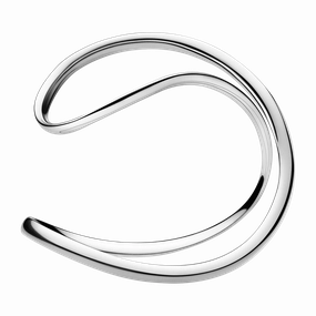 Georg Jensen Infinity Sterling Silver Bangle