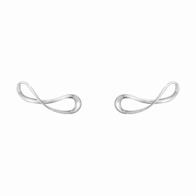 Georg Jensen Infinity Sterling Silver Stud Earrings D