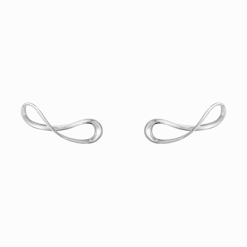 Georg Jensen Infinity Sterling Silver Stud Earrings D