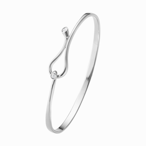 Georg Jensen Magic 18ct White Gold Diamond Bangle