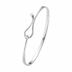 Georg Jensen Magic 18ct White Gold Diamond Bangle