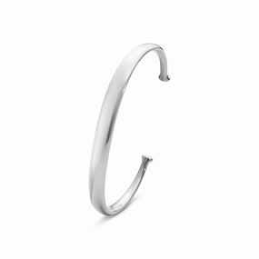 Georg Jensen Men's Classic Sterling Silver Torc Bangle