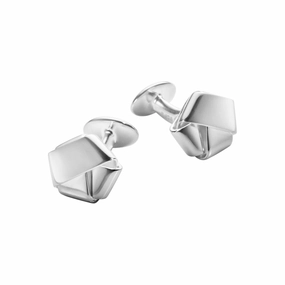 Georg Jensen Men's Classic Sterling Silver Twist Cufflinks D