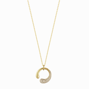 Georg Jensen Mercy 18ct Yellow Gold Diamond Necklace