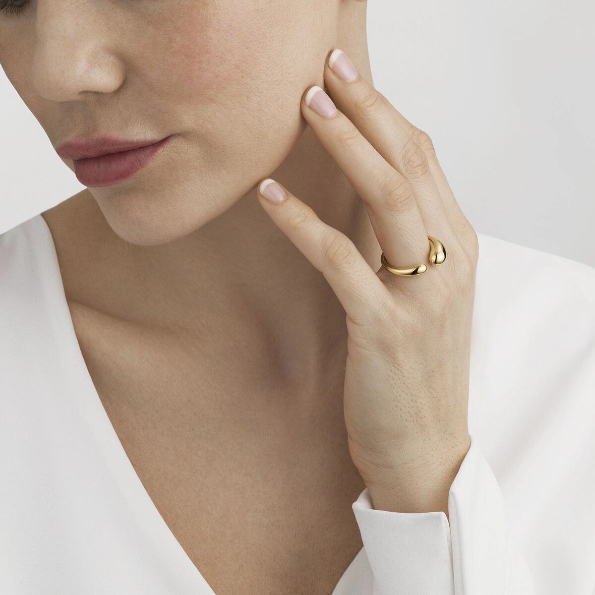 Georg Jensen Mercy 18ct Yellow Gold Small Ring