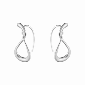 Georg Jensen Mercy Sterling Silver Small Hoop Earrings