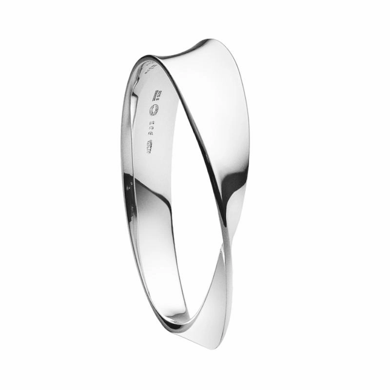 Georg Jensen Mobius Sterling Silver Bangle