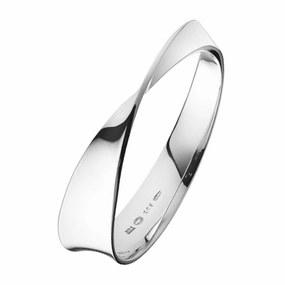 Georg Jensen Mobius Sterling Silver Bangle