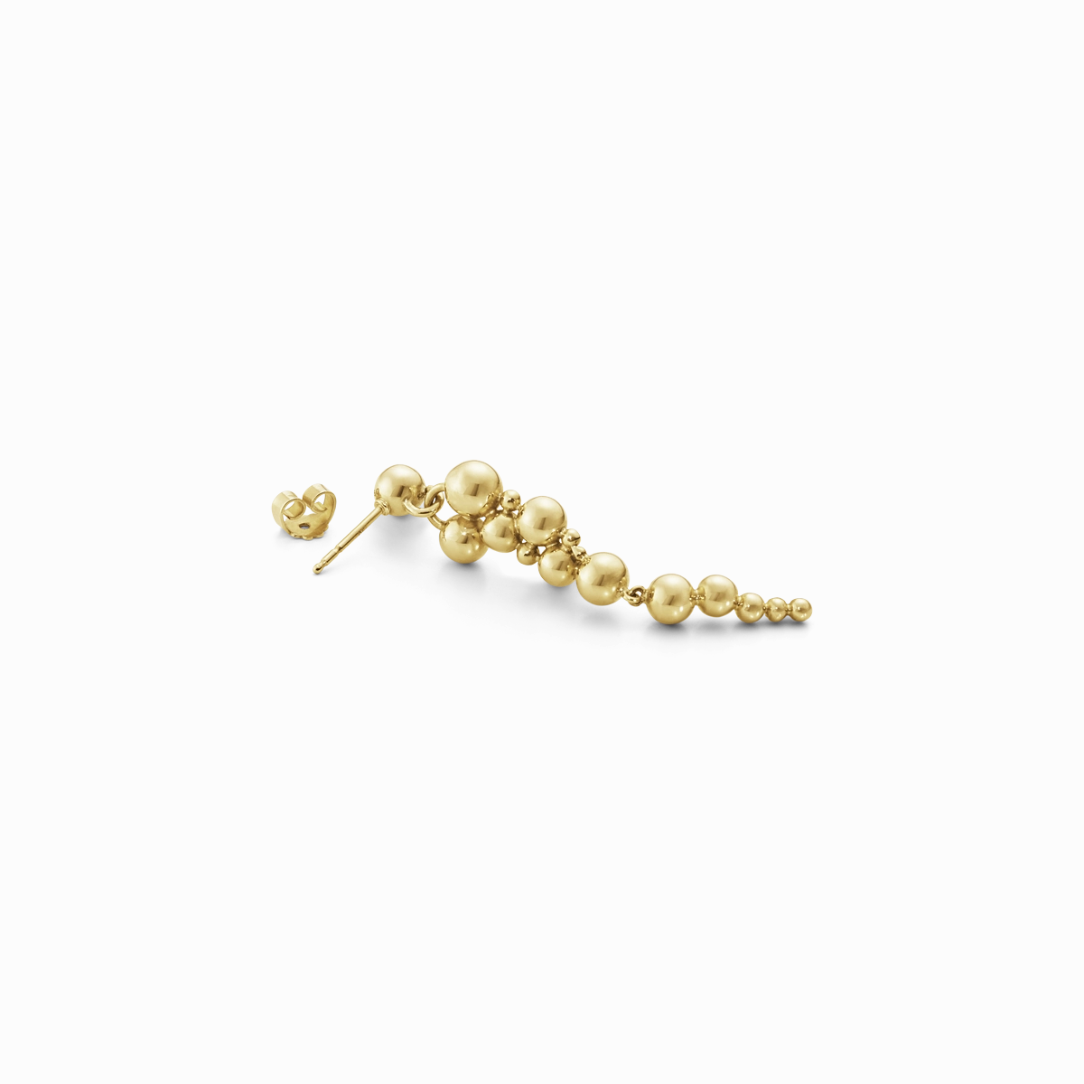 Georg Jensen Moonlight Grapes 18ct Yellow Gold Diamond Drop Earrings